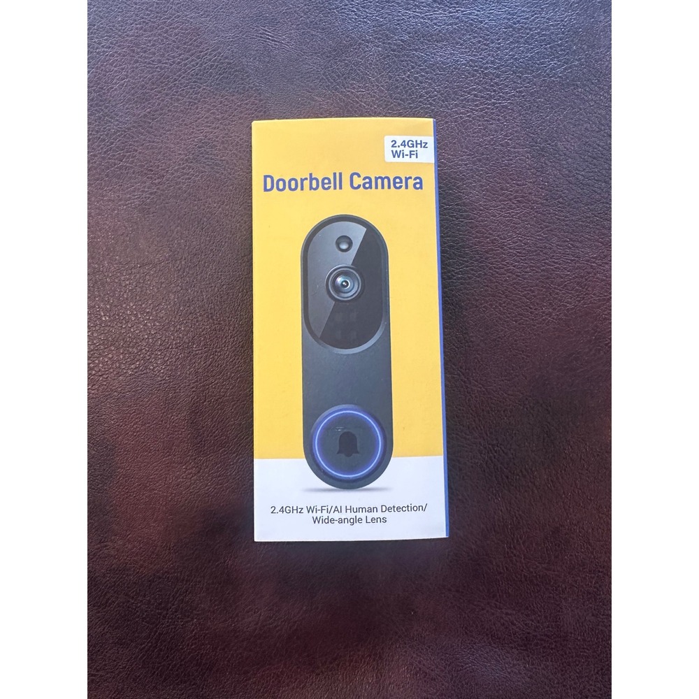 Wireless Doorbell Camera 2.4GHz Wi-Fi AI Human Detection Wide-Angle Lens M52